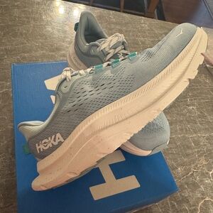 Hoka Sky Blue Athletic Sneakers